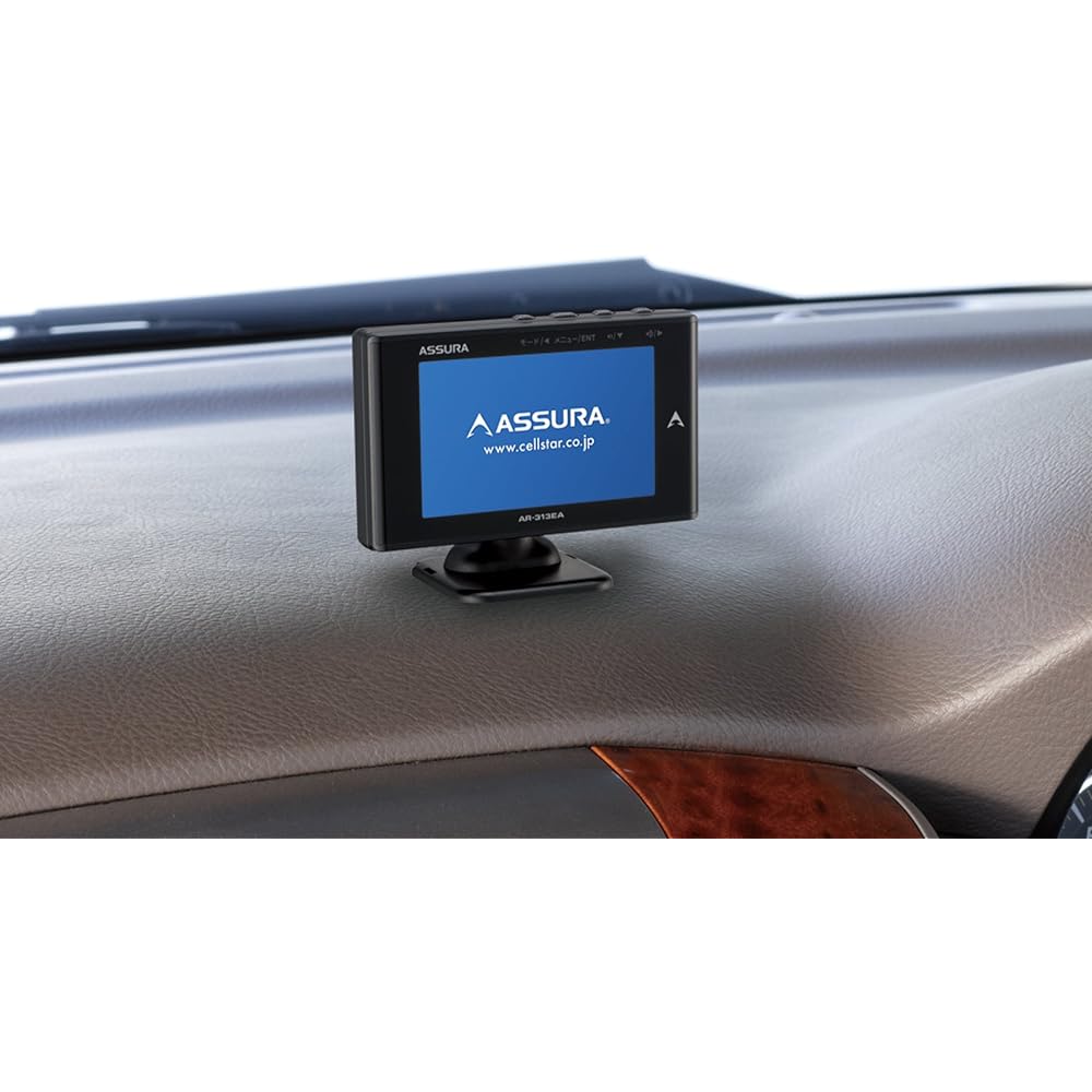 CELLSTAR ASSURA 3.2 inch LCD OBDII compatible GPS radar detector Japanese production model AR-313EA