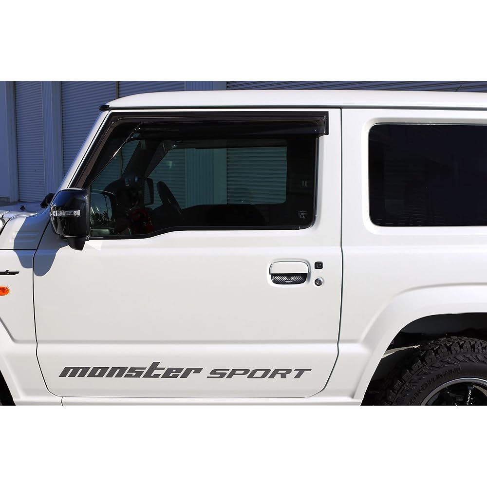 MONSTER SPORT Door Handle Protector Jimny [JB64W] / Jimny Sierra [JB74W] Set of 3 Scratch Prevention Door Handle Protection Made in Japan Black 792500-5500M