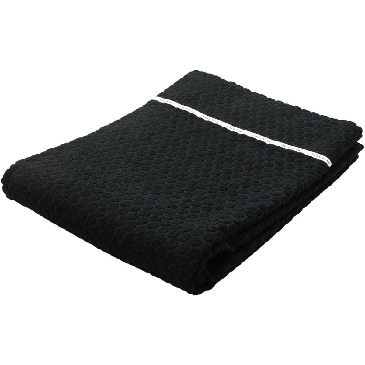 Imabari Towel Towel Blanket Idesola Natural Time Dot Black Single (Approx. 140 x 190cm) IZ0158