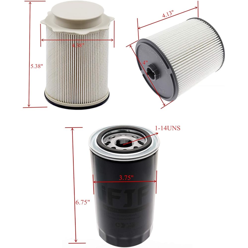 IFJF 68436631AA and 68157291AA fuel filter 5083285AA Oil filter replacement 2019-2020 RAM 2500 3500 5500 6.7L Diesel engine precision elementary fuel or air flow is ensured sufficient flow of air
