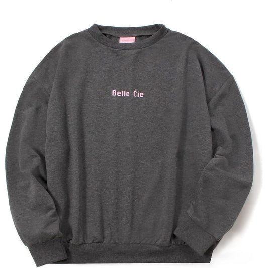 [Belle Cie] Women's Trainer Korean Sweatshirt Cute Brand Thin Mini Fleece (ST/No.27488)