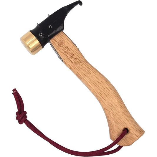 ELLISSE Forged Hardened Peg Hammer Elisse Stake Ultimate Hammer ◆Short◆ MADE IN JAPAN (Brass Head x Black)