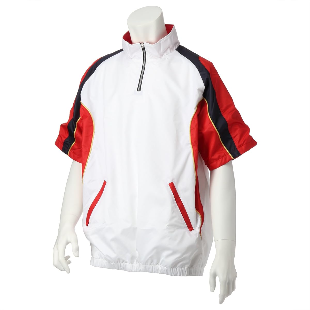 REWARD Short sleeve half zip jacket
