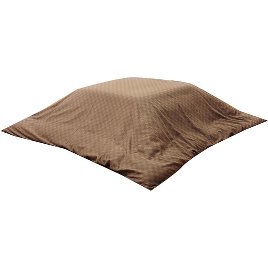 Ikehiko Kotatsu Duvet Cover Rectangle Crete Cover Approx. 215 x 255 cm Brown Indian Cotton Zipper #5097749
