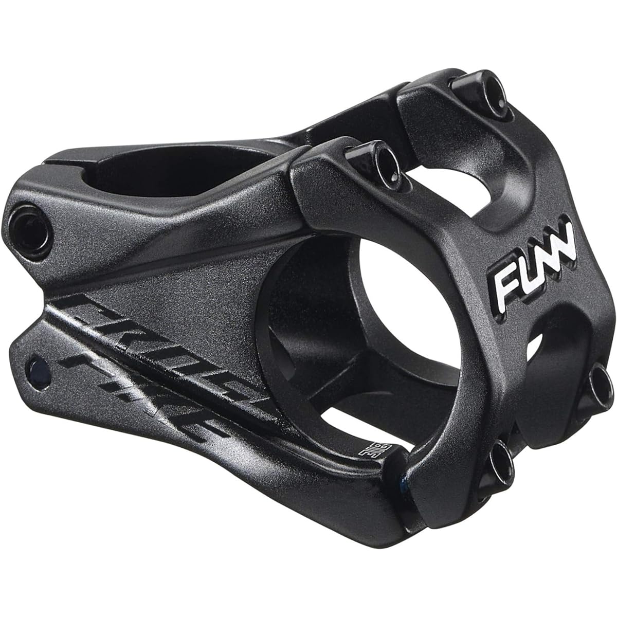 Funn Crossfire Stem, Clamp Diameter: 31.8mm, Suitable for Bicycles and Mountain Bikes, Durable, Lightweight (Length: 35mm, Black)