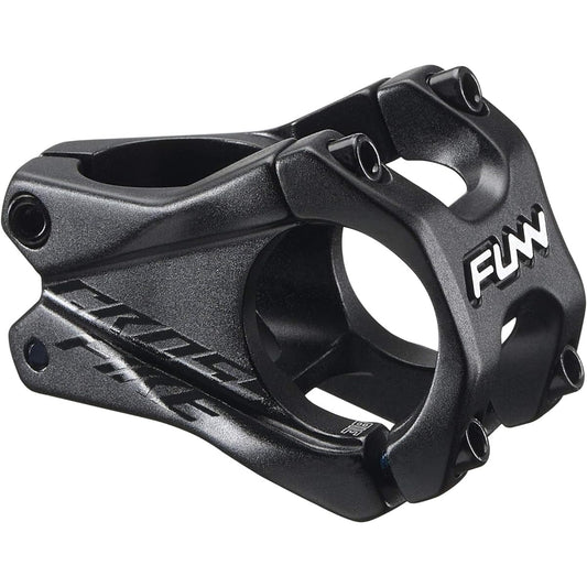 Funn Crossfire Stem, Clamp Diameter: 31.8mm, Suitable for Bicycles and Mountain Bikes, Durable, Lightweight (Length: 35mm, Black)