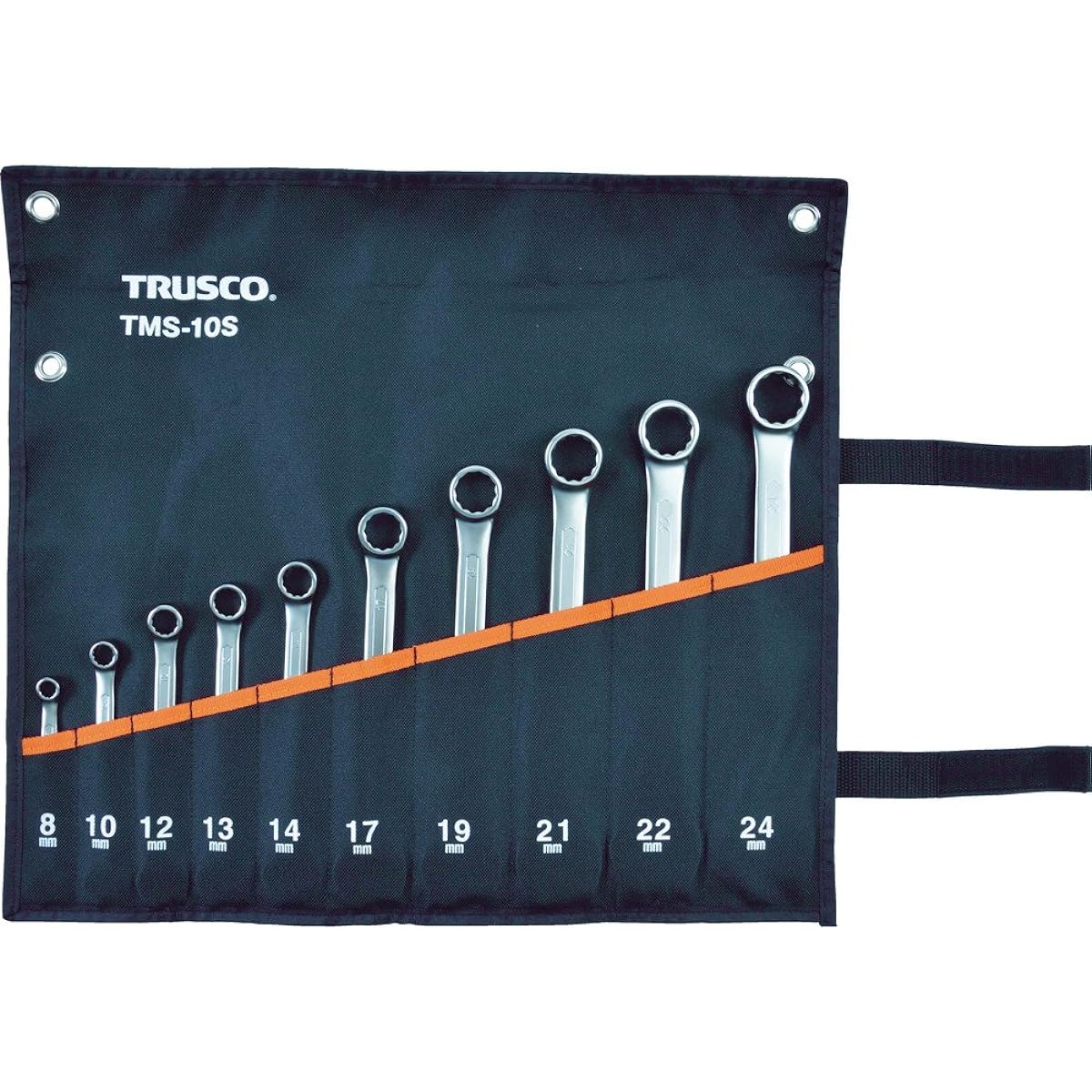 TRUSCO Combination Spanner (Standard) Set (Set of 10) TMS-10S