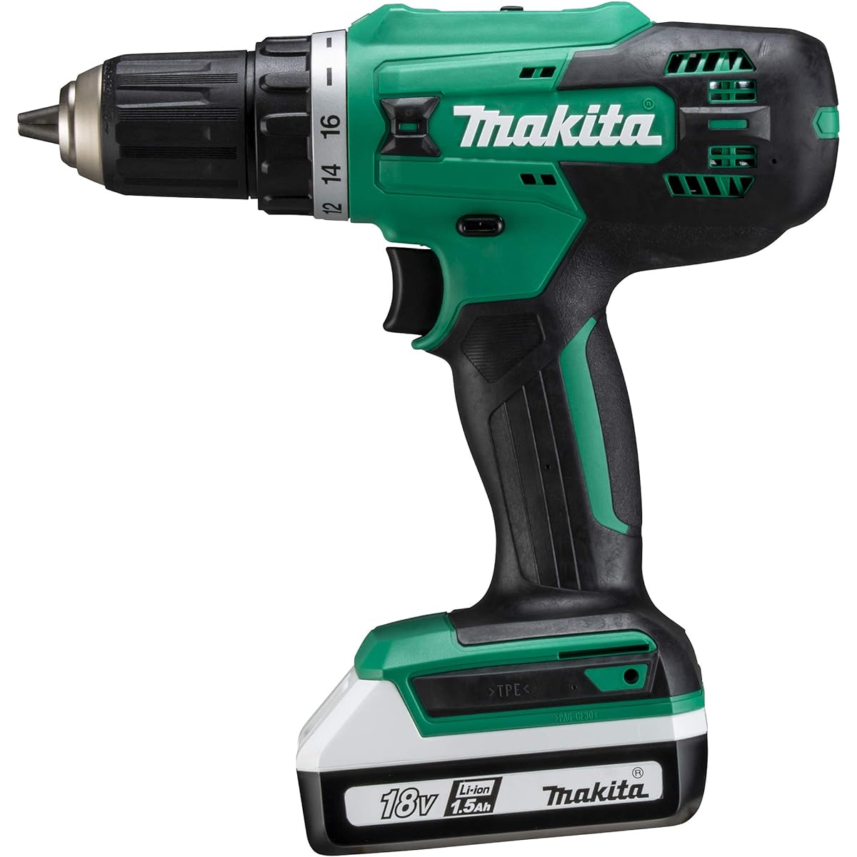Makita Rechargeable Driver Drill 18V1.5Ah with Battery and Charger MDF003DSX Green
