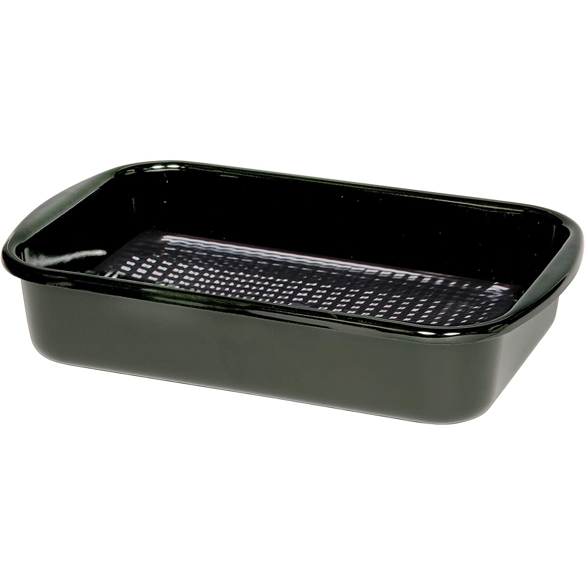 RIESS One Handed Pot Professional 1kg Grill Pot 35cm.Waffelboden 0433-022