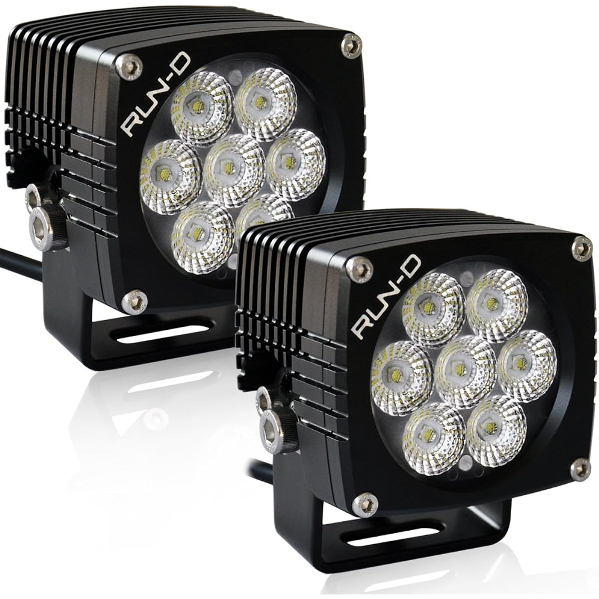 RUN-D 35W LED driving light 3 inch flood off-road work light 1 pair