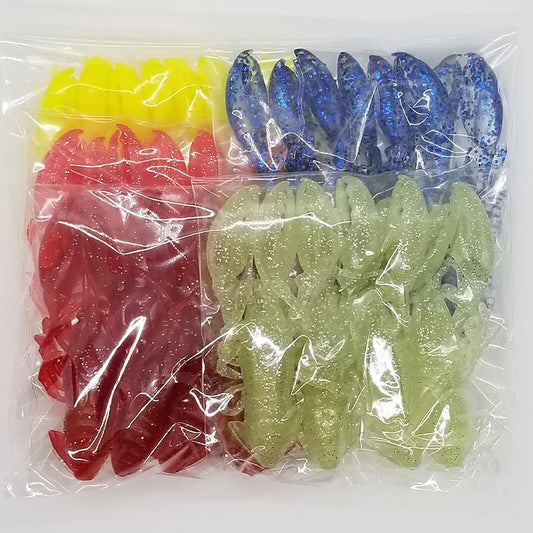 Simulated bait fishing crayfish devil claw wind worm 5 colors 4 pieces total 20 pieces set octopus red sea bream