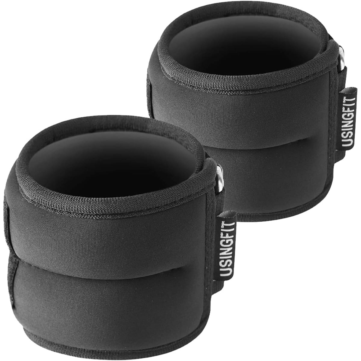 USINGFIT Ankle Weight Ankle Wrist Weight Weight Muscle Training Weight Wrist 2 * 0.5Kg / 2 * 1Kg / 2 * 1.5Kg / 2 * 2Kg 2 Pieces Four Specifications Sand Bag Training Wrist Weight Power Wrist Ankle Men Women Children Hand Weights Power Ankle