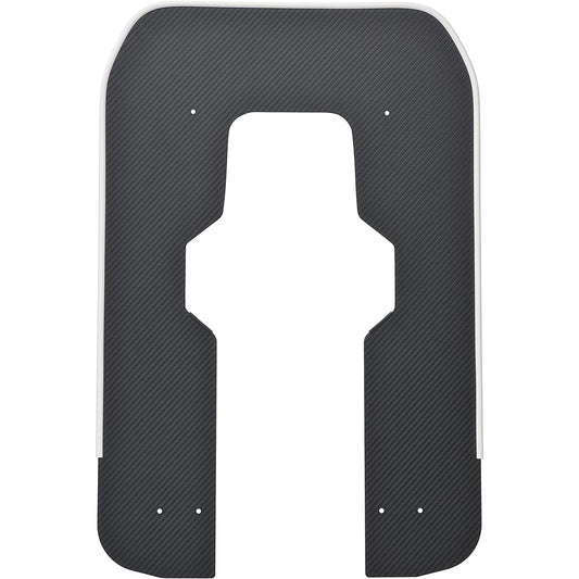 Asahi Windshield (AF ASAHI) AF Leg Windshield Carbon Pattern Molle Color White Cross Cub 110 (8BJ-JA60) CUB-02-W