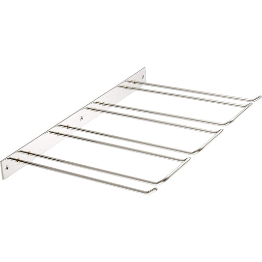 Endo Shoji Commercial Glass Frame 4 Rows Wall Mounted Stainless Steel Made in Japan PGLC301