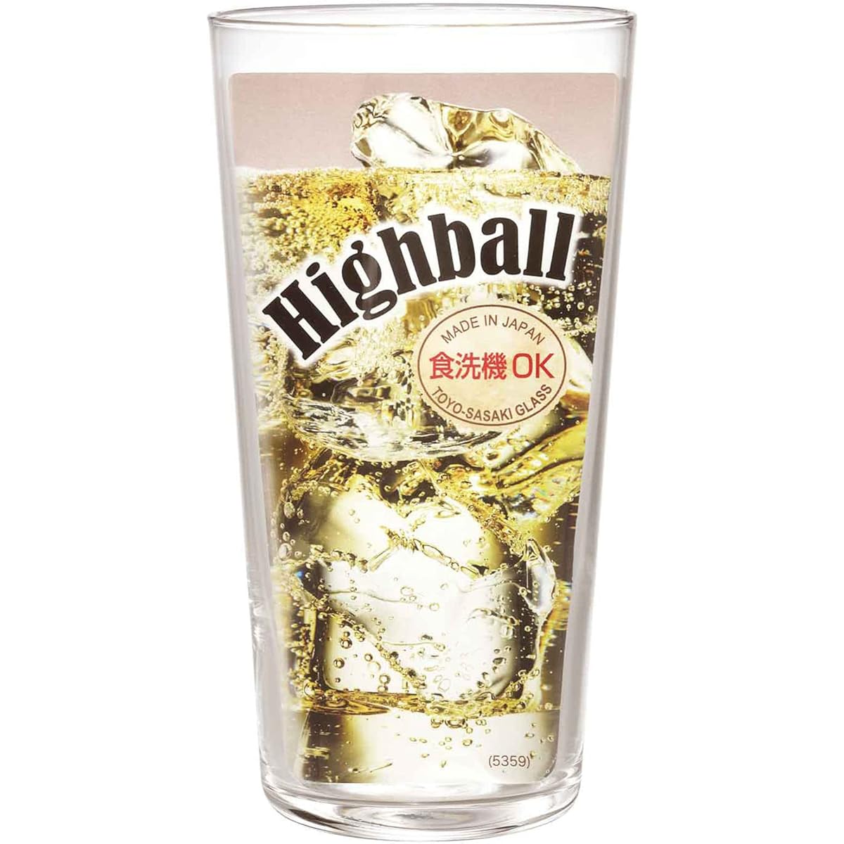 Toyo Sasaki Glass Long Tumbler Thin Whiskey Glass Made in Japan Dishwasher Safe (Sold in Case) Clear 400ml B-00113-JAN-P 60 Pieces