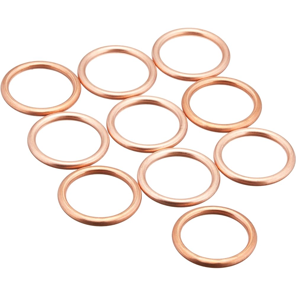 Kijima Motorcycle Bike Parts Muffler Gasket Honda 10 Pieces 38 x 29.2 x 4mm 209-4020