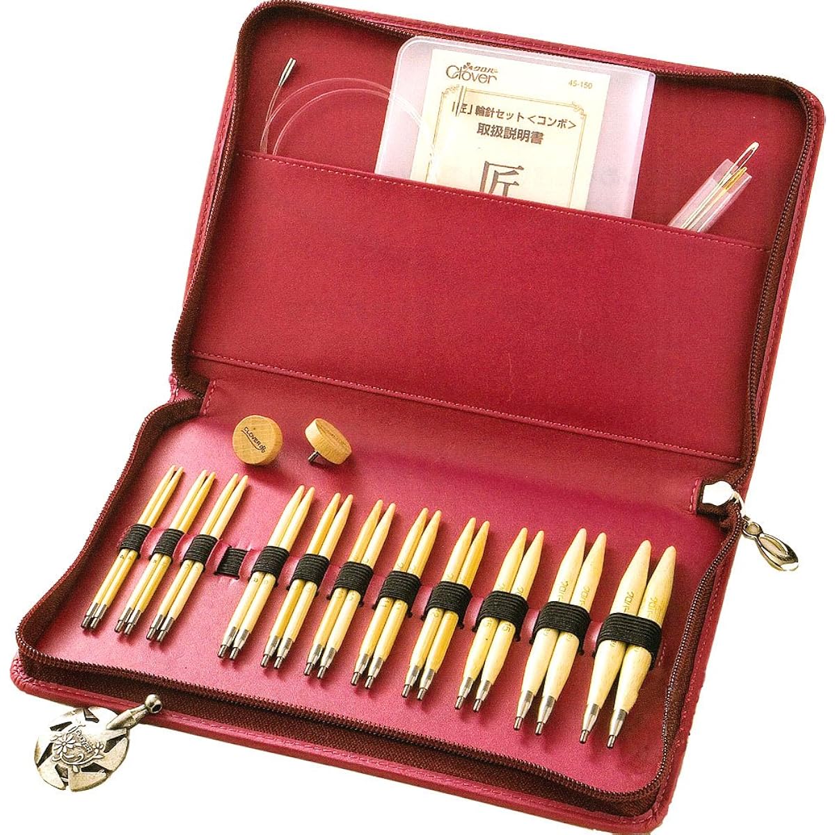 Clover "Takumi" circular needle set <Combo> 45-150 Red