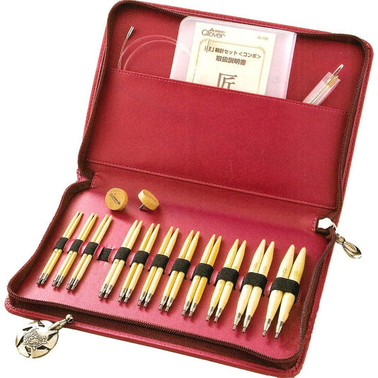 Clover "Takumi" circular needle set <Combo> 45-150 Red