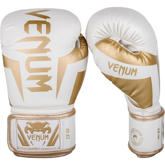 VENUM Boxing Gloves Elite - Elite (White/Gold)