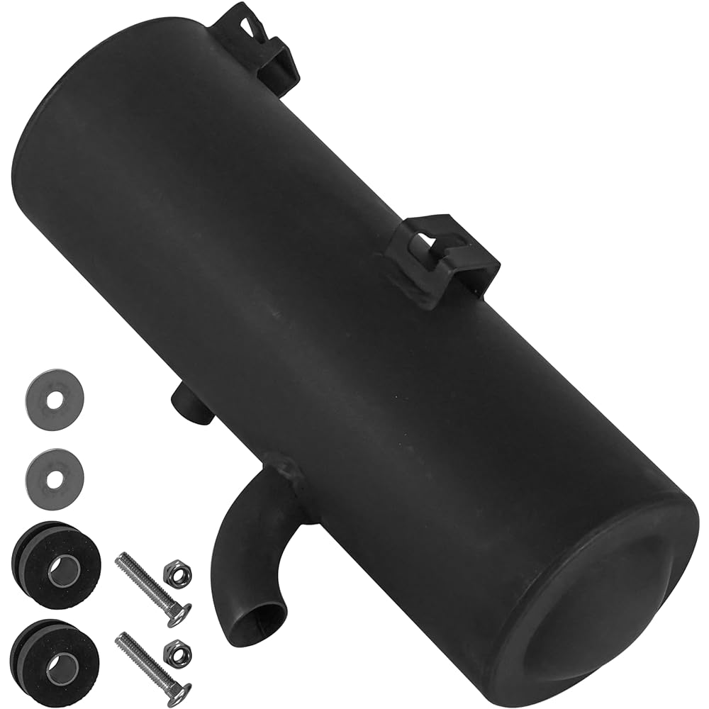 Caltric Black Exhaust Muffler Silencer Polaris Sportsman 500 4X4 HO 2001-2013