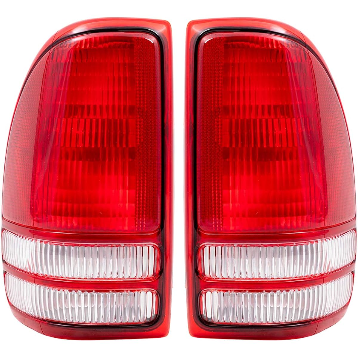 BROCK replacement set driver and passenger seat tail light 1997-2004 DAKOTA Pickup truck 550555113 55055112
