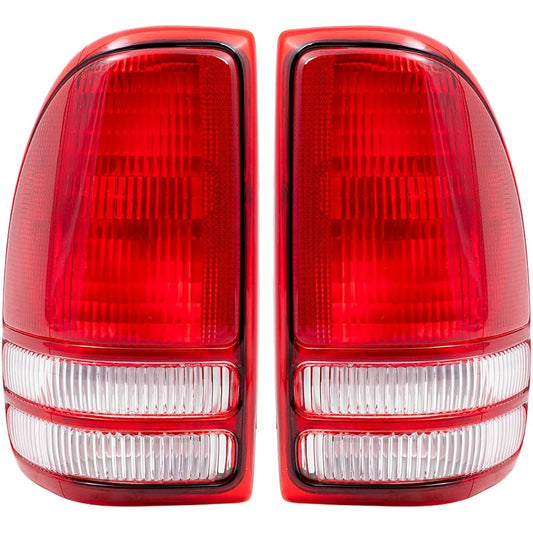 BROCK replacement set driver and passenger seat tail light 1997-2004 DAKOTA Pickup truck 550555113 55055112