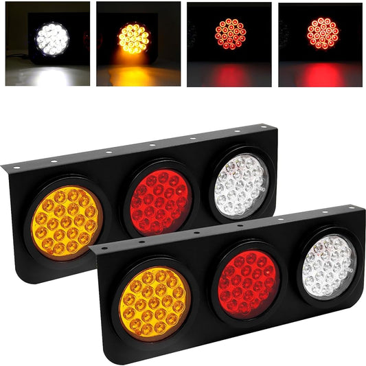 LED Truck Tail Lamp, Rectangle Turn Signal Stop Tail Lamp, LED Trailer Tail Lamp, for 24 V Truck Trailer, Truck, Truck