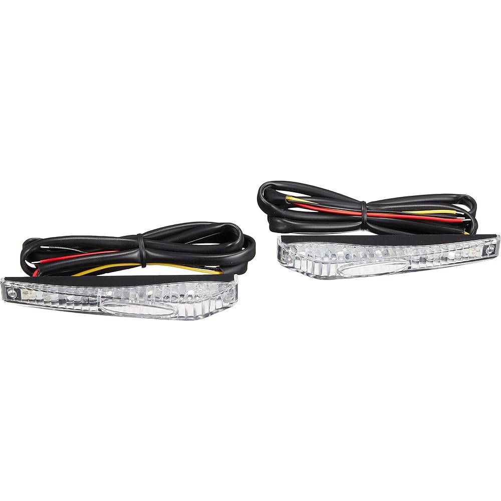 Bike Parts Center General Purpose Vertical Slim Type LED Turn Signal Set of 2 903367