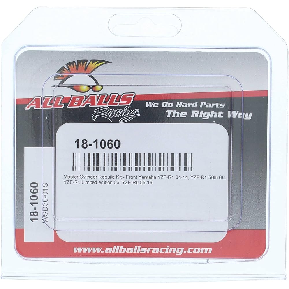 ALL BALLS RACING Master Cylinder Refort Kit Black 18-1060