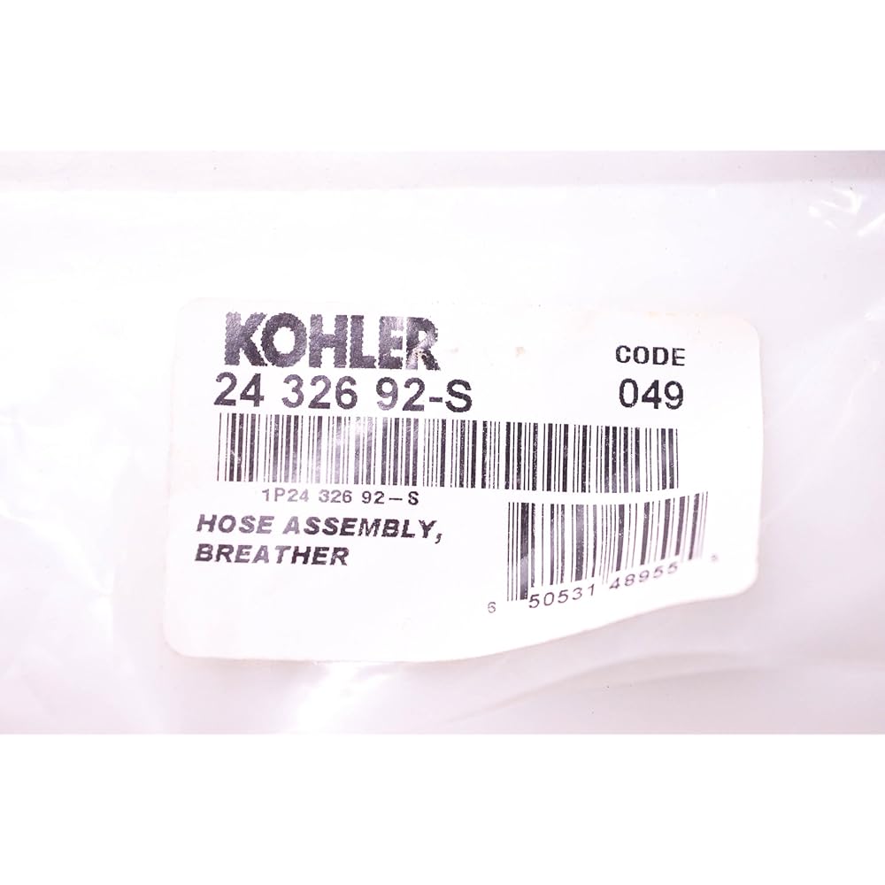 Kohler 24-326-89-S Lawn & Garden Equipment Engine Breather Tube Genuine Original Equipment Manufacturer (OEM) Part