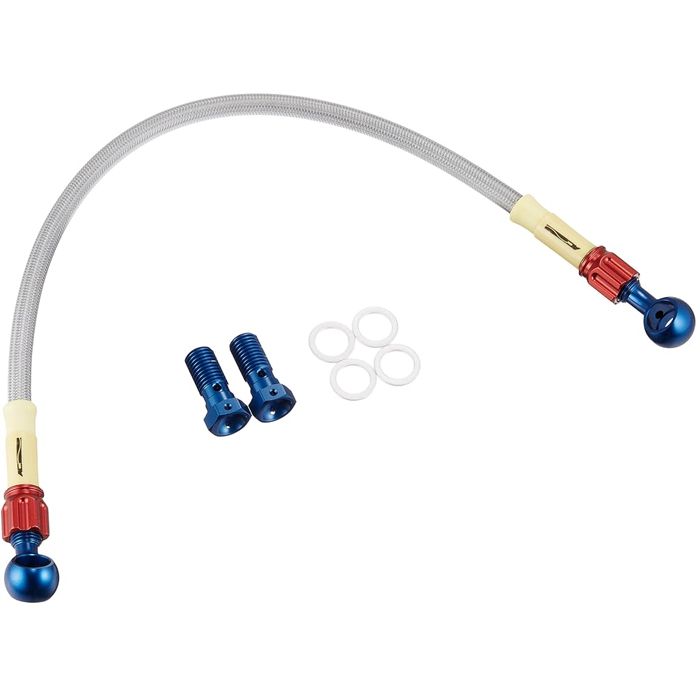 AC Performance Line Stainless Steel Mesh Brake Hose Kit (Rear) [Aluminum (Blue/Red)] [YZF-R25('15)] 32035421
