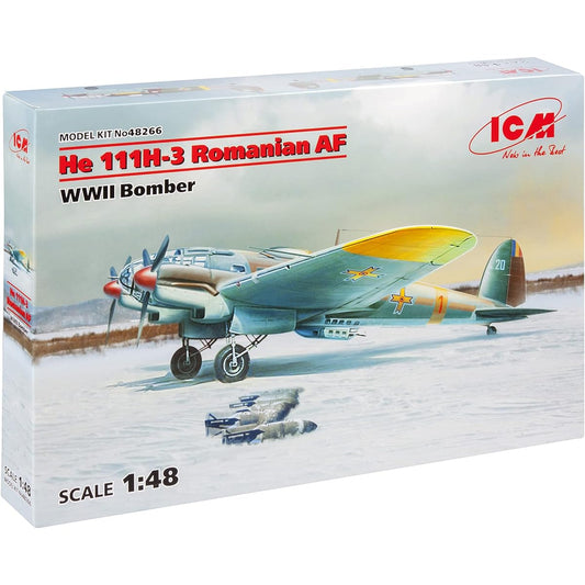 ICM ICM 1/48 World War II Romanian Air Force Heinkel He111H-3 Plastic Model 48266