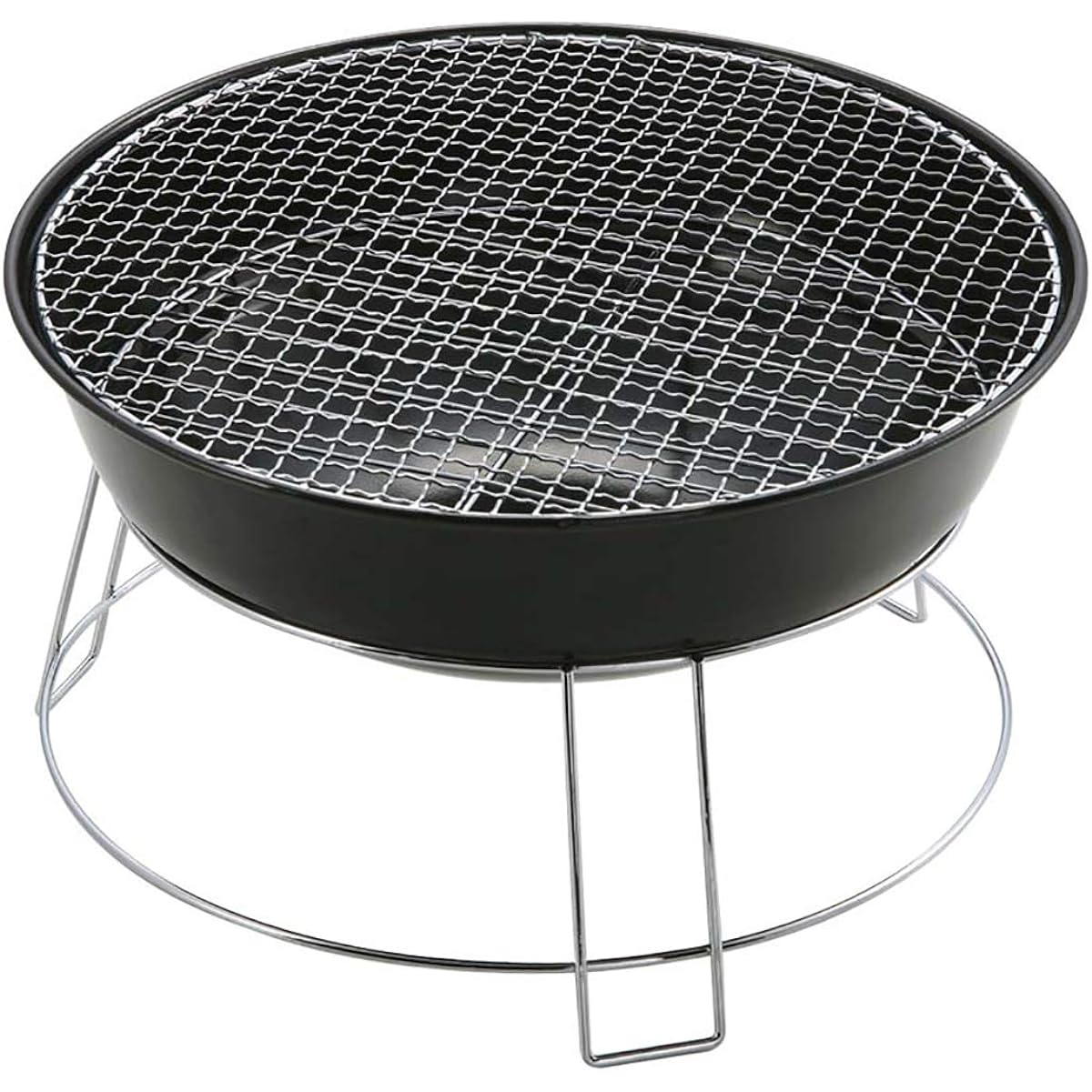 Captain Stag Barbecue BBQ Stove Grill Bonfire Stand Union Round Shape [For 1 to 2 People] M-6497