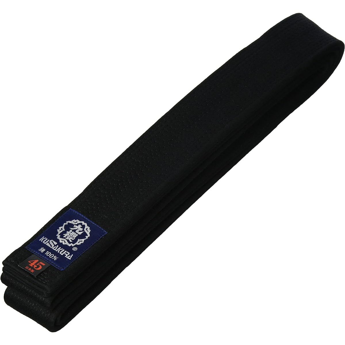 Kuzakura JE Black Satin Belt (for Dan) Size 4.5 JE45B