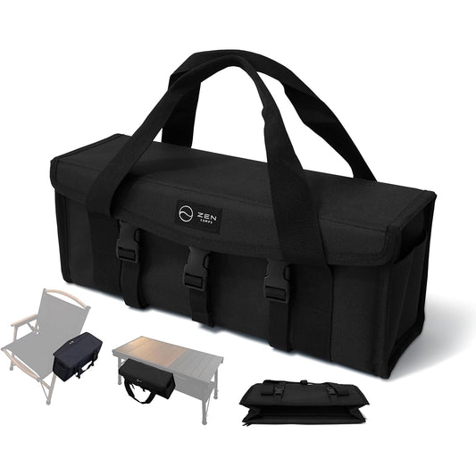 ZEN Camps Multi Gear Box Peg Case Soft Container Tool Box Camping Side Storage (Black)