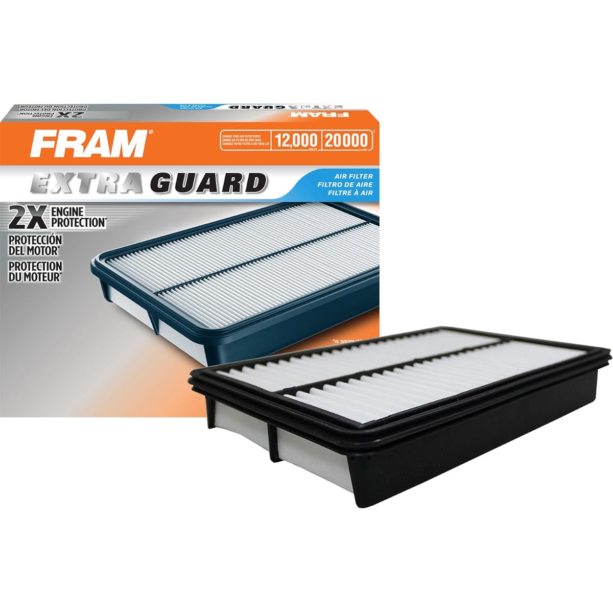 FRAM EXTRA GUARD CA11259 Replacing Engine Air Filter Mazda (2.0L & 2.5L) Provides up to 12 months or 12,000 miles protection