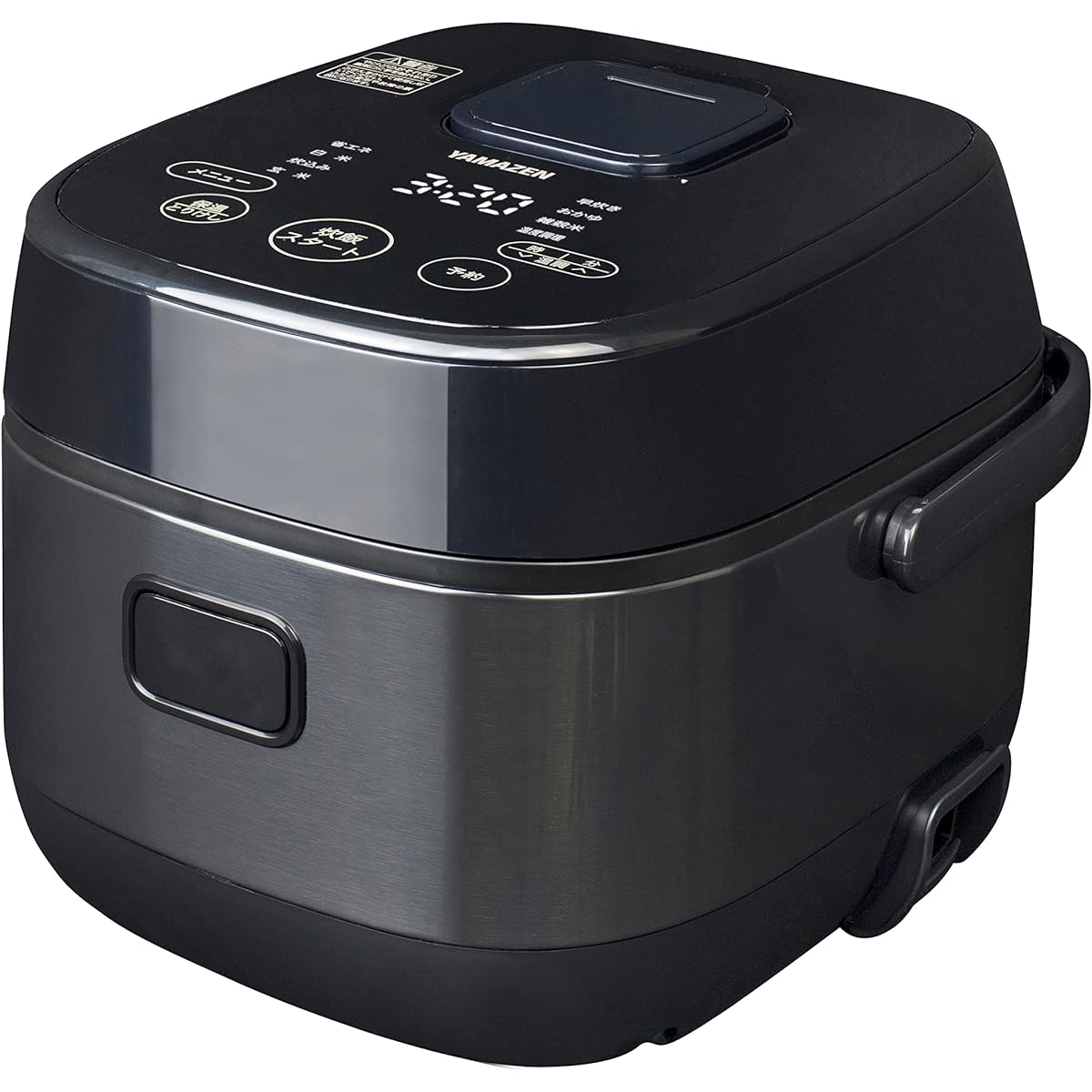 [Yamazen] Rice Cooker, Single Living, 3 Cups, IH, Two People Living, 9 Different Cooking Functions, IH Type Rice Cooker, Low Temperature Cooking, Brown Rice, Multigrain Rice, Heat Reservation Function, Black YJK-E051(B)