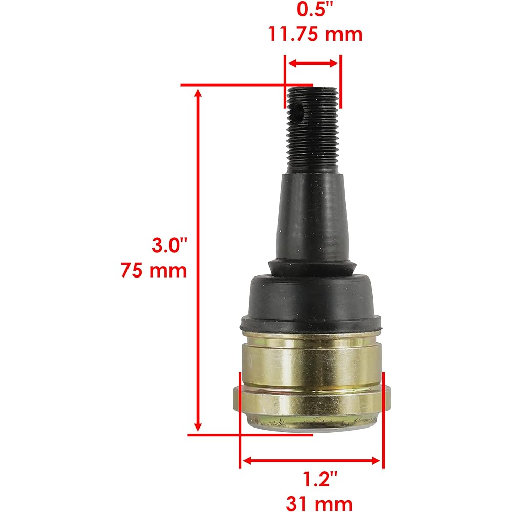 Caltric Up and Ball Joint Set Polaris Predator 500 2003-2006 4 Ball Joints