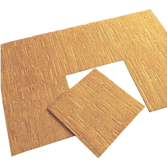 Kawashima Textile Cercon Cole Roi Unit Rug Tile Carpet Yellow 50 x 50cm UR2222 6 pieces/1 case Made in Japan