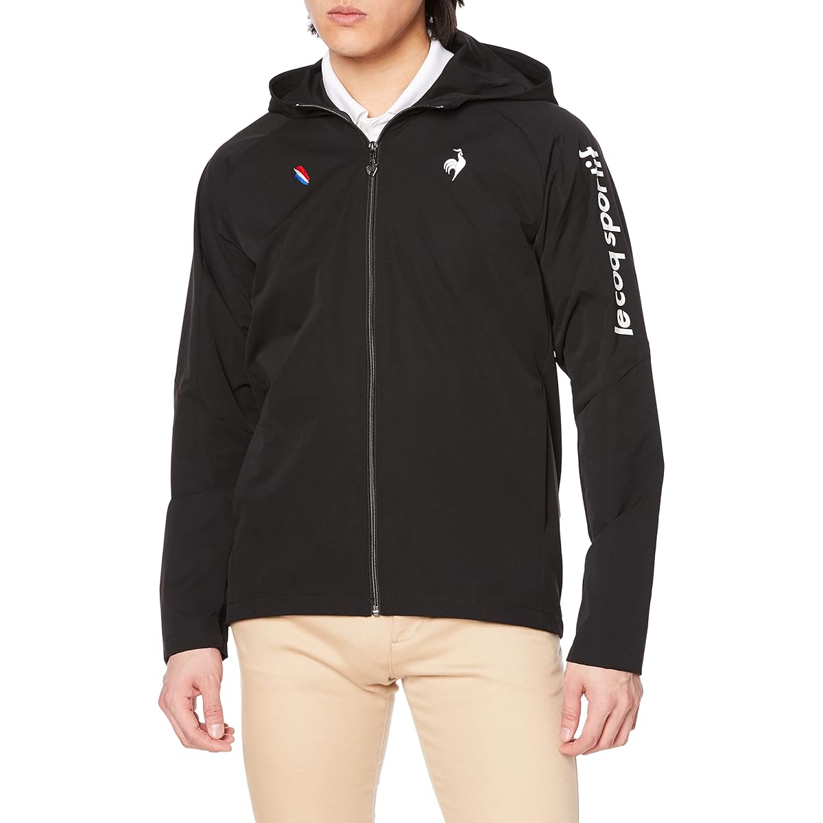 [Le Coq Sportif] Windbreaker [EC Exclusive] Windbreaker, Sweat Absorbent, Quick Drying, Stretching, Training, Walking, Golf, Everyday Use, Men's