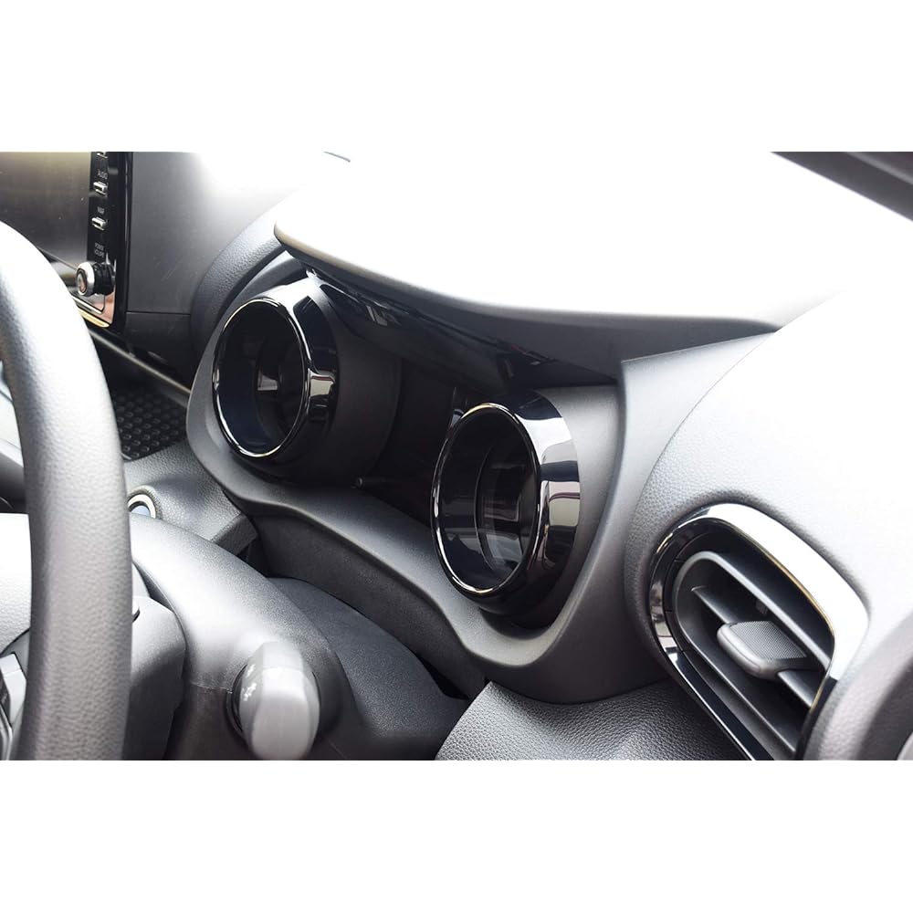 SecondStage Toyota Yaris Meter Ring Panel Piano Black/T542BLK