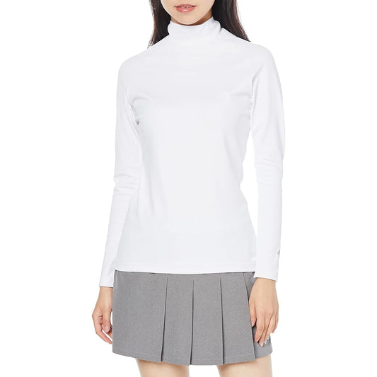 [DESCENTE] 2022 Autumn/Winter Model Golf Underwear (Top) Mock Neck, Brushed Lining, Stretch, Windproof, Heat Retention, UV Care, UPF50+ Women's