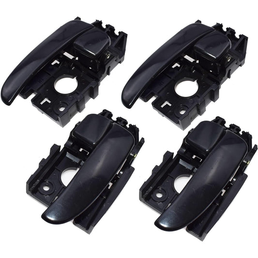 Car Parts Inner Innard A handle front left and right 826102D0000 826202D0000 Hyundai Erantra 2.0L 2001 2002 2003 2005 2006 Car Parts (Size: 4 Side Kit)