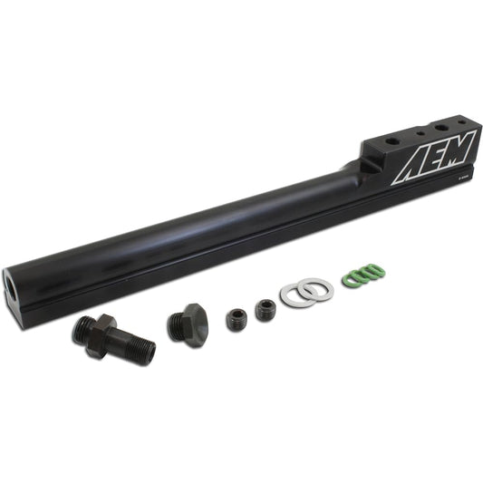 AEM 25-100BK Black Large-capacity fuel rail