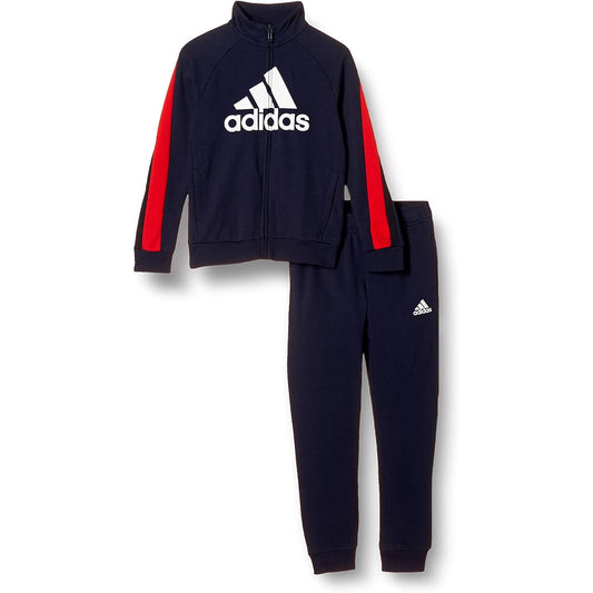 [Adidas] Jersey Top and Bottom Set Kids Badge of Sports COLORBLOCK TRACKSUIT Set
