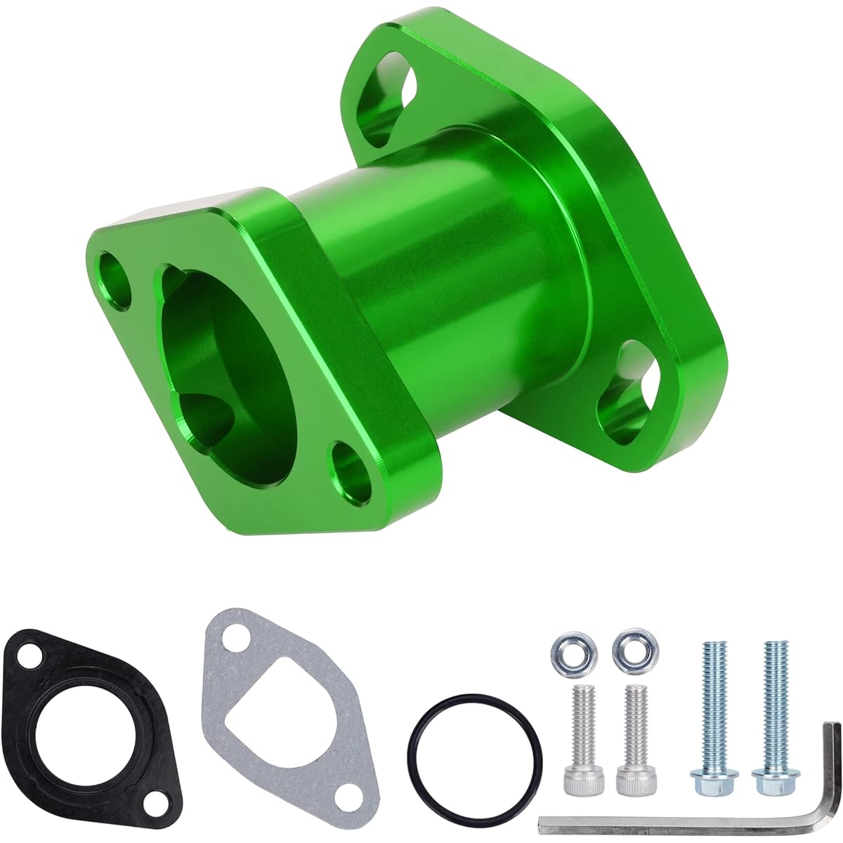 Watoday Performance Racing Intake Inlet Manifold Gasket Screw Predator 212CC 6.5HP Coleman CT200U BT200X GX200 BAJA MB200 HUMMERHEAD OHV Clone Engine Mini Bike Kart Green