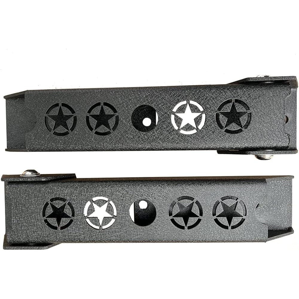 RONGHUI WRANGLER Tail Gate Hinge Set Star Steel Reinforcement 2007-2018 WRANGLER JK & JKU