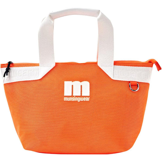 [Munsingwear] MQAVJA51 Cart Bag, Mesh, Lightweight, Foldable, Storage Capacity, Breathable, Cushioning, Comes with D-rings