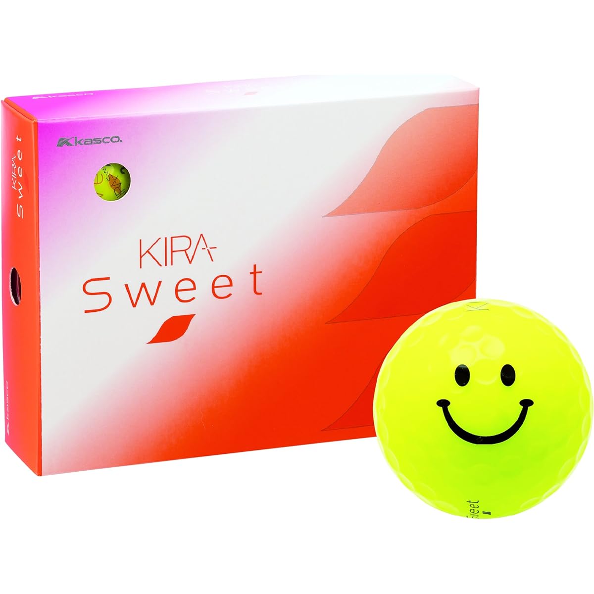 Kasco Golf Ball KIRA SWEET Character 1 Dozen (12 pieces)