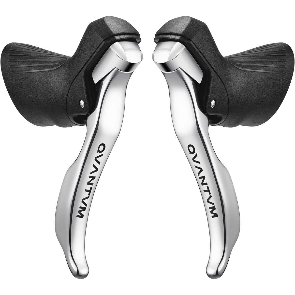 SENSAH Silver STI Lever Bicycle Left/Right Derailleur/Shifter › Shift Lever 2X7s/2X8S/2X10 / 2X9S/2X11s (QUANTUM Silver (2x10) Compatibility 4700)